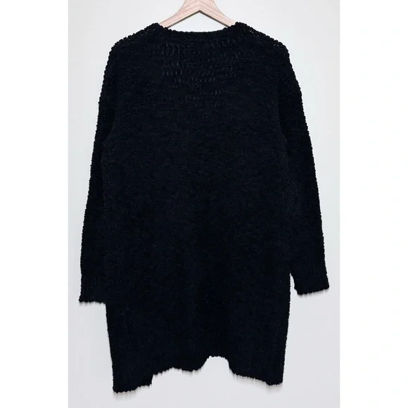 ZESICA Cozy Knit Open Cardigan Pockets Size M - Picture 2 of 6